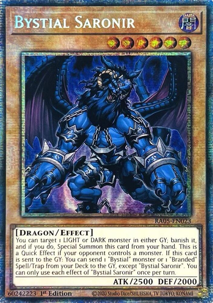 Bystial Saronir (Starlight Rare) - Rarity Collection 5 - YuGiOh