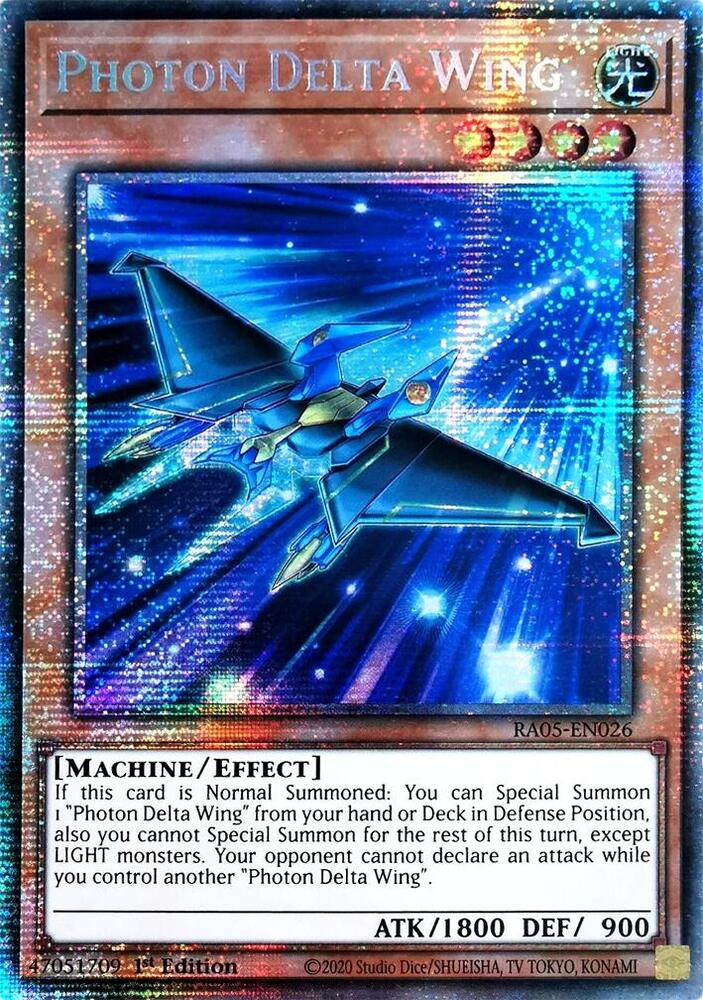 Photon Delta Wing (Starlight Rare) - Rarity Collection 5 - YuGiOh