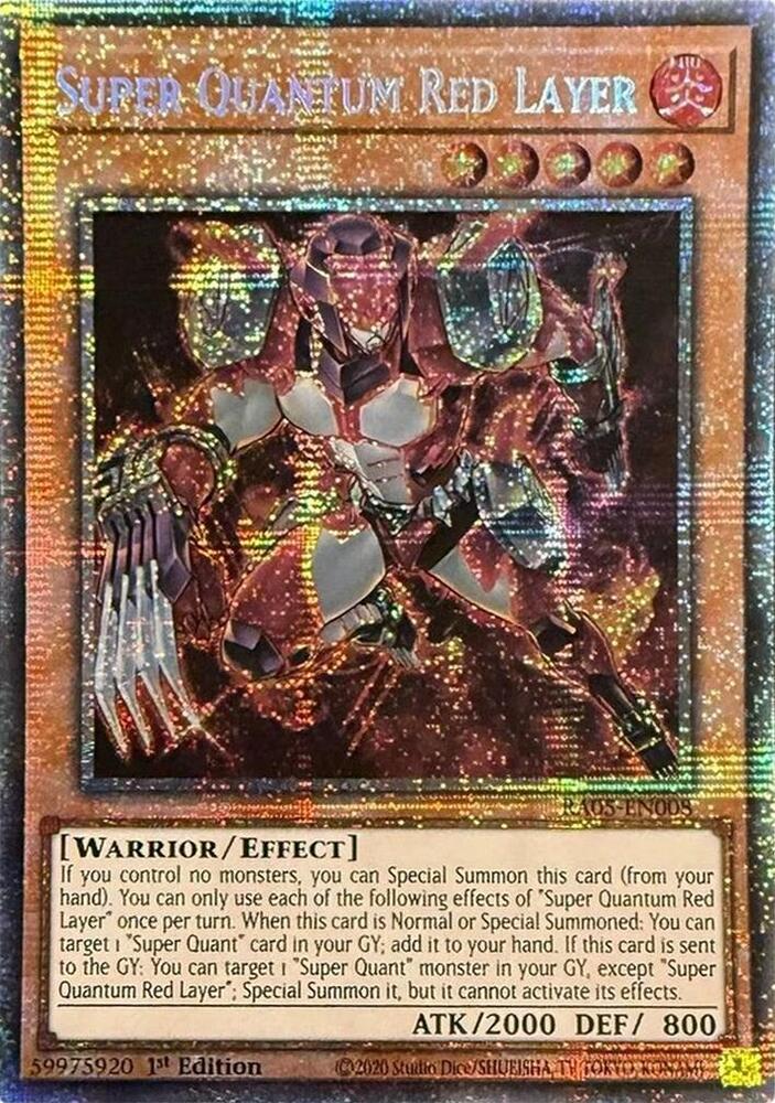 Super Quantum Red Layer (Starlight Rare) - Rarity Collection 5 - YuGiOh