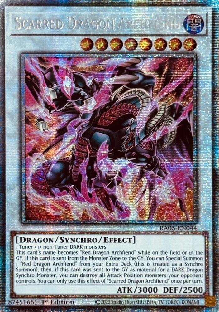 Scarred Dragon Archfiend (Starlight Rare) - Rarity Collection 5 - YuGiOh -  TCGplayer.com