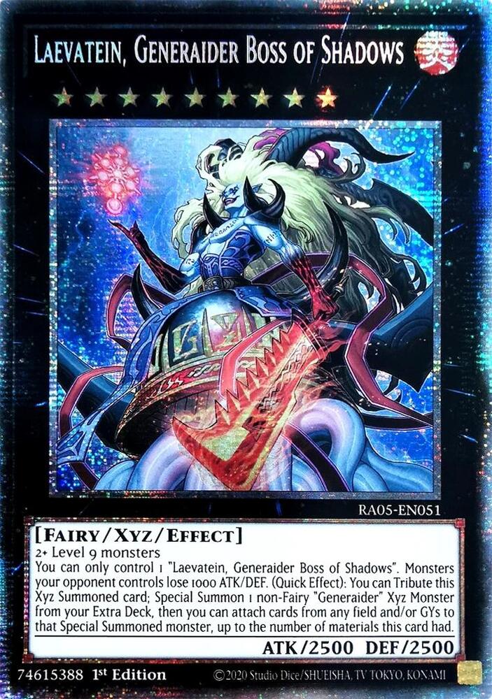 Laevatein, Generaider Boss of Shadows (Starlight Rare) - Rarity