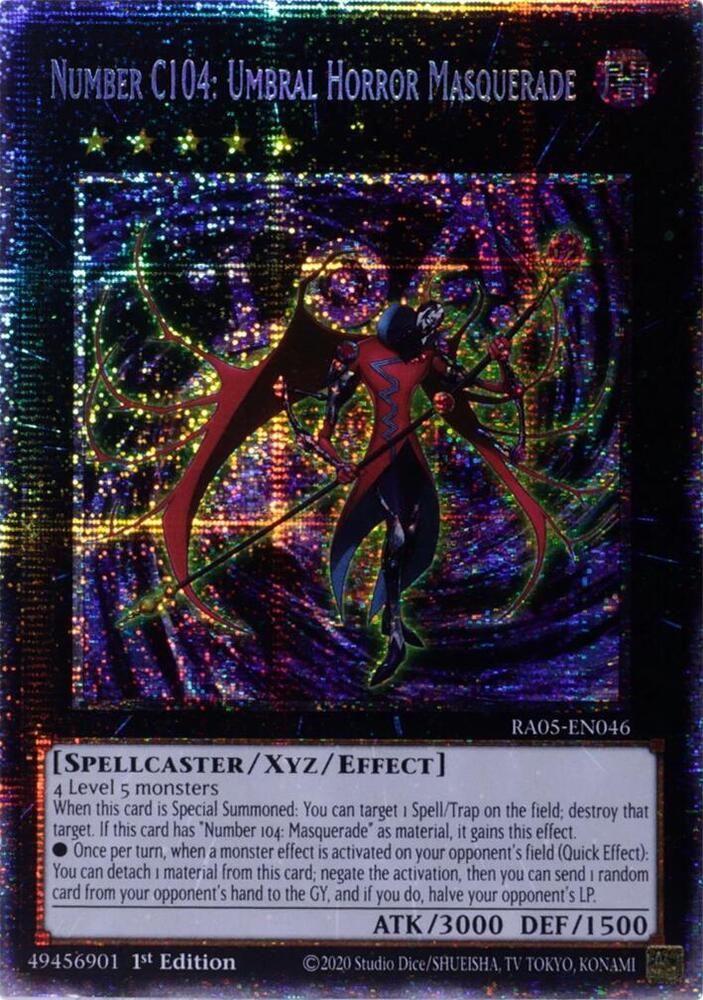 Number C104: Umbral Horror Masquerade (Starlight Rare) - Rarity