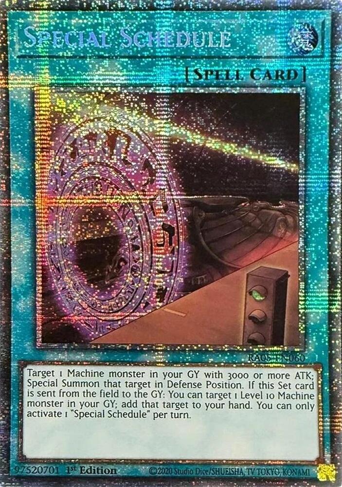 Special Schedule (Starlight Rare) - Rarity Collection 5 - YuGiOh -  TCGplayer.com