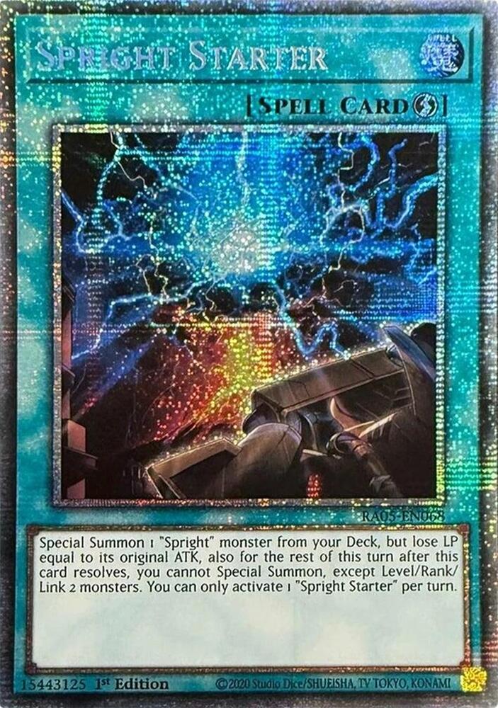 Spright Starter (Starlight Rare) - Rarity Collection 5 - YuGiOh