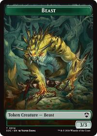 Beast // Fractal (0004) Double-Sided Token