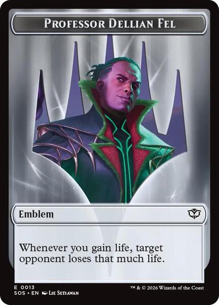 デリアン・フェル教授 Emblem - Professor Dellian Fel // Pest (0008) Double-Sided Token