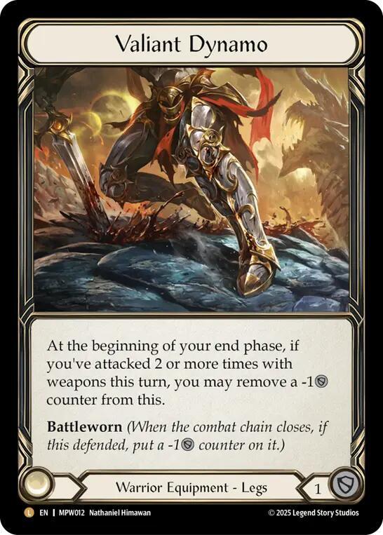 Valiant Dynamo - Mastery Pack Warrior - Flesh and Blood TCG