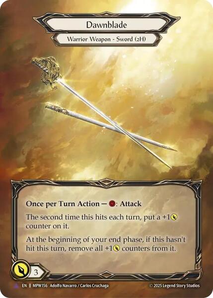 Dawnblade (Marvel) - Mastery Pack Warrior - Flesh and Blood TCG