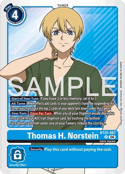 トモミン Thomas H. Norstein - Dual Revolution - Digimon Card Game