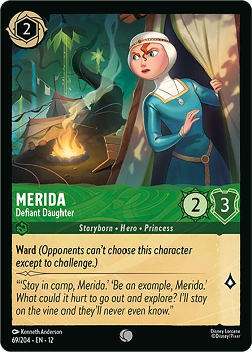 Merida - Defiant Daughter - Premium Disney Lorcana Trading Cards and Booster Packs