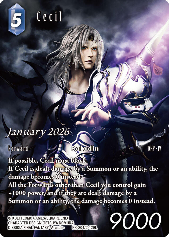 Cecil - PR-204/2-129L - FF: Promo Cards - Final Fantasy TCG