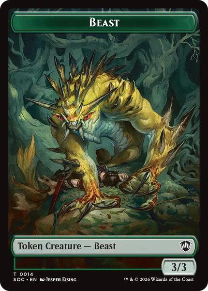 Beast // Primo, The Indivisible Double-Sided Token - Commander