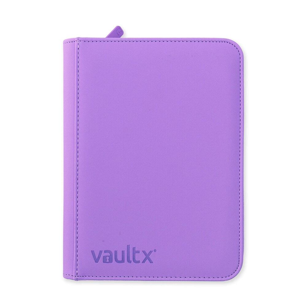 Vault X Zip Binder Exo-Tec - Just Purple 4 Pocket - Vault X Card