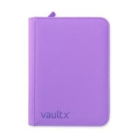 4 card zip binder 4-Pocket Trading  Vault X Royal Blue scratch and stain resistant material Card Guardian 4-Pocket Binder 