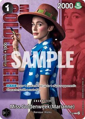 Miss.Goldenweek (Marianne) - P-146 (Premium Card Collection -Live Action Edition Vol.2 Baroque Works-)