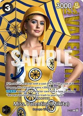 Miss.Valentine (Mikita) - P-147 (Premium Card Collection -Live Action Edition Vol.2 Baroque Works-)