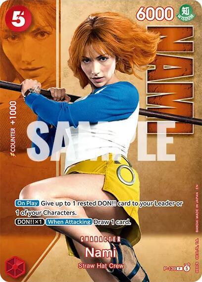 トライアルセット・サンプル nami Nami - P-139 (Premium Card Collection -Live Action Edition Vol.2