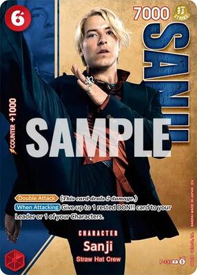 Sanji - P-137 (Premium Card Collection -Live Action Edition Vol.2 Straw Hat Crew-)
