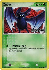 Zubat - 88/113 (Delta Species Stamp)
