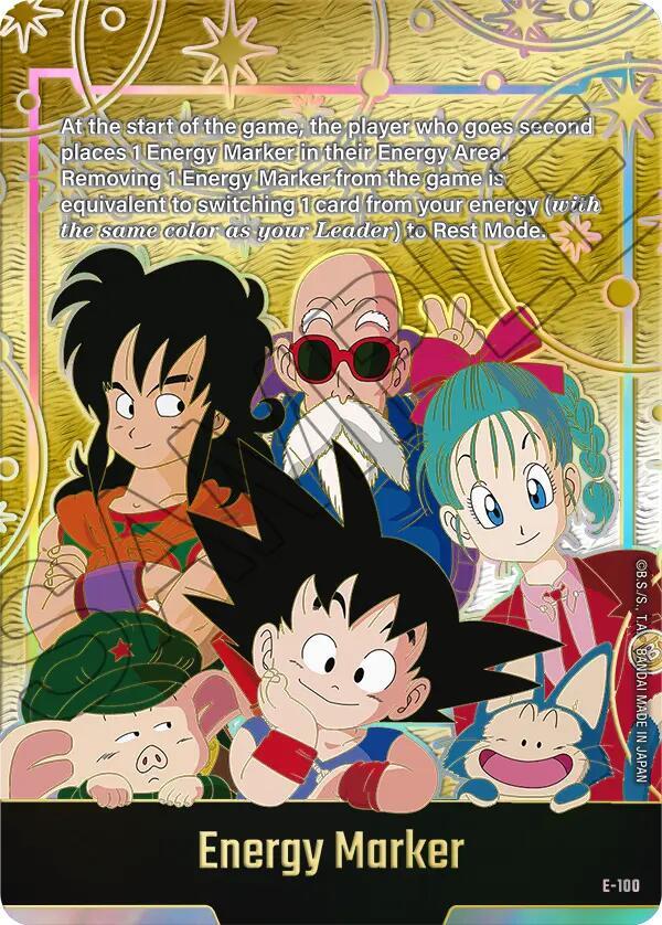 ドラゴンボール Limited Edition 01　エナジーマーカーE-100 Energy Marker (E-100) - Fusion World Energy Markers - Dragon Ball