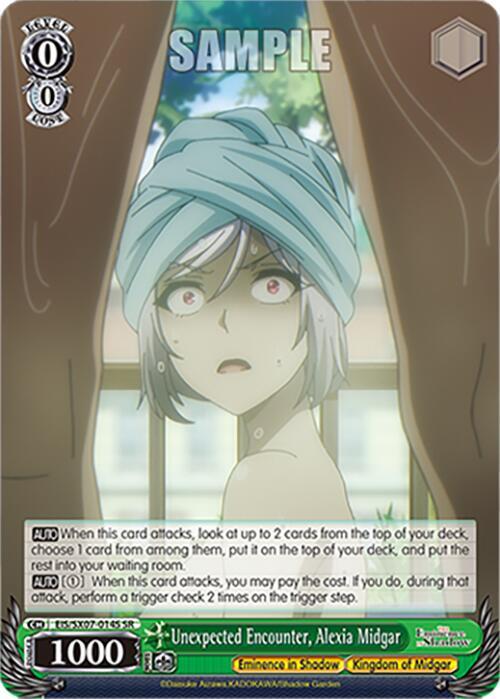 Unexpected Encounter, Alexia Midgar (SR) - The Eminence in Shadow