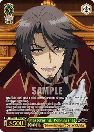 Mastermind, Perv Asshat (SSP) The Eminence in Shadow card price