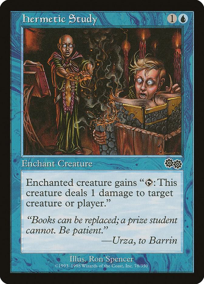 Hermetic Study - Urza's Saga - Magic: The Gathering - TCGplayer.com