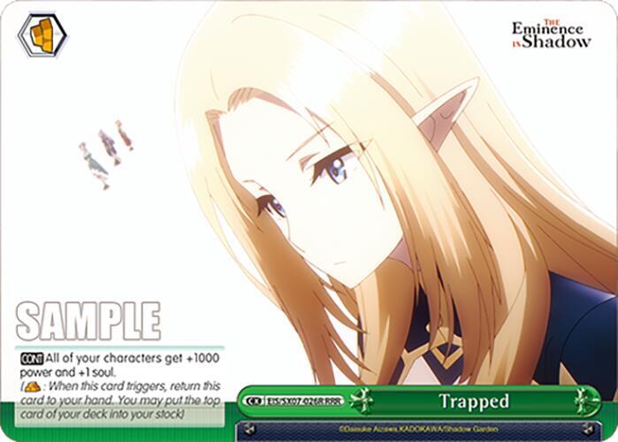 Trapped (RRR) - The Eminence in Shadow - Weiss Schwarz - TCGplayer.com