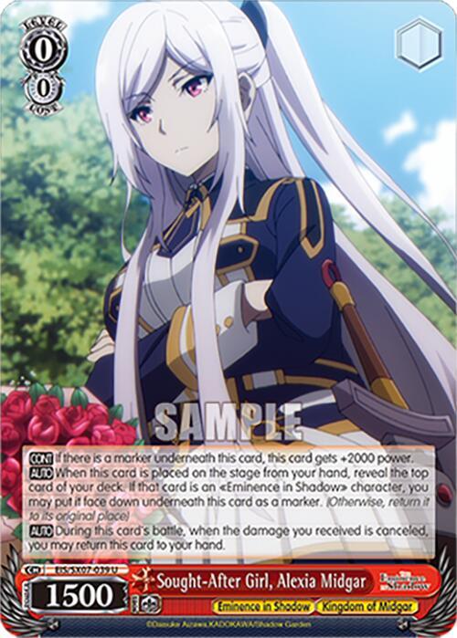 Sought-After Girl, Alexia Midgar - The Eminence in Shadow - Weiss