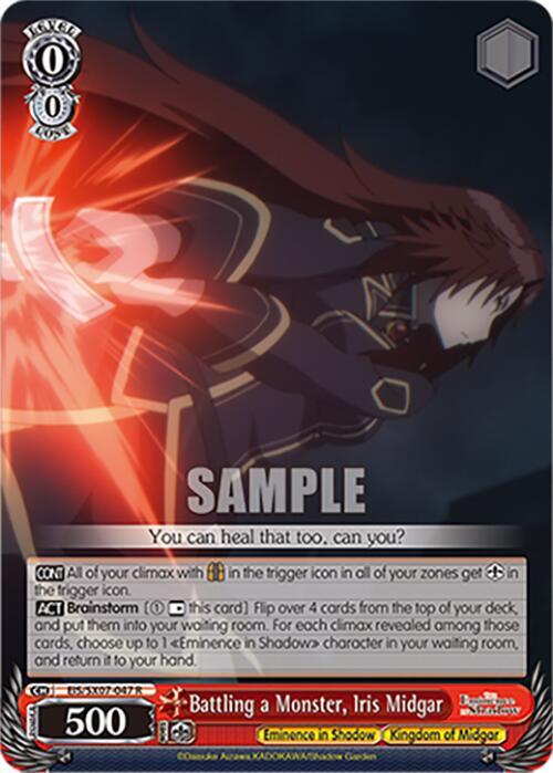 Battling a Monster, Iris Midgar