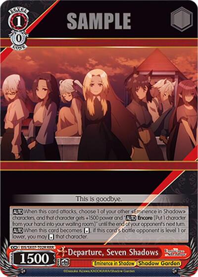 Departure, Seven Shadows (RRR) The Eminence in Shadow card price