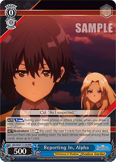 Reporting In, Alpha (RRR) The Eminence in Shadow card price