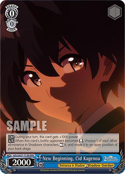 New Beginning, Cid Kagenou (RRR) card