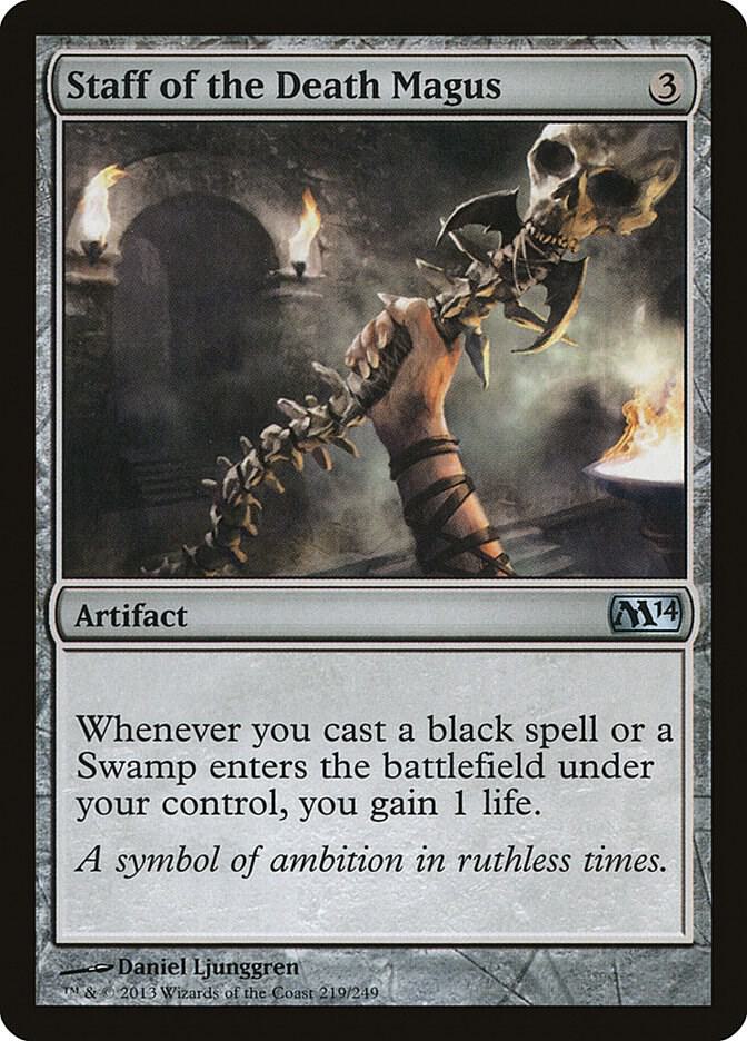 Staff of the Death Magus - Magic 2014 (M14) - Magic: The Gathering