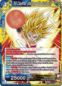 SS Caulifla, Unstoppable Curiosity (Deluxe Pack 2026 Vol.1) card art