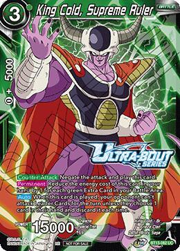 King Cold, Supreme Ruler (Event Pack 18) #BT13-082 — Tournament Promotion Cards