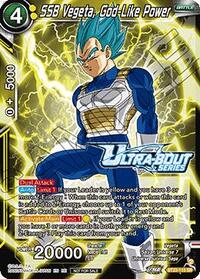 SSB Vegeta, God-Like Power (Event Pack 18) card art