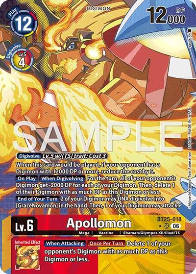 Apollomon (Alternate Art) Dual Revolution card price