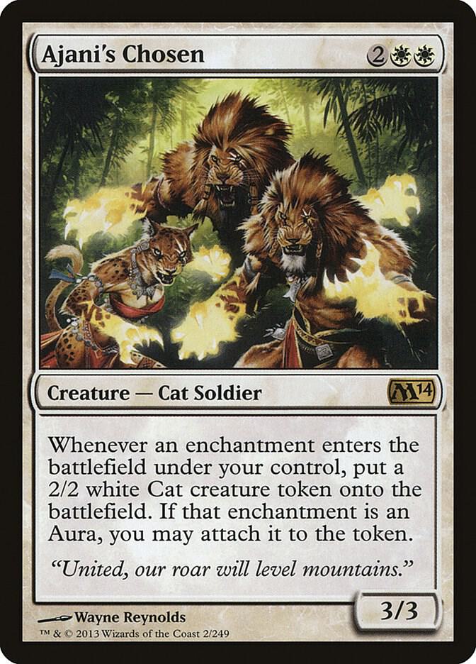 Ajani's Chosen - Magic 2014 (M14) - Magic: The Gathering
