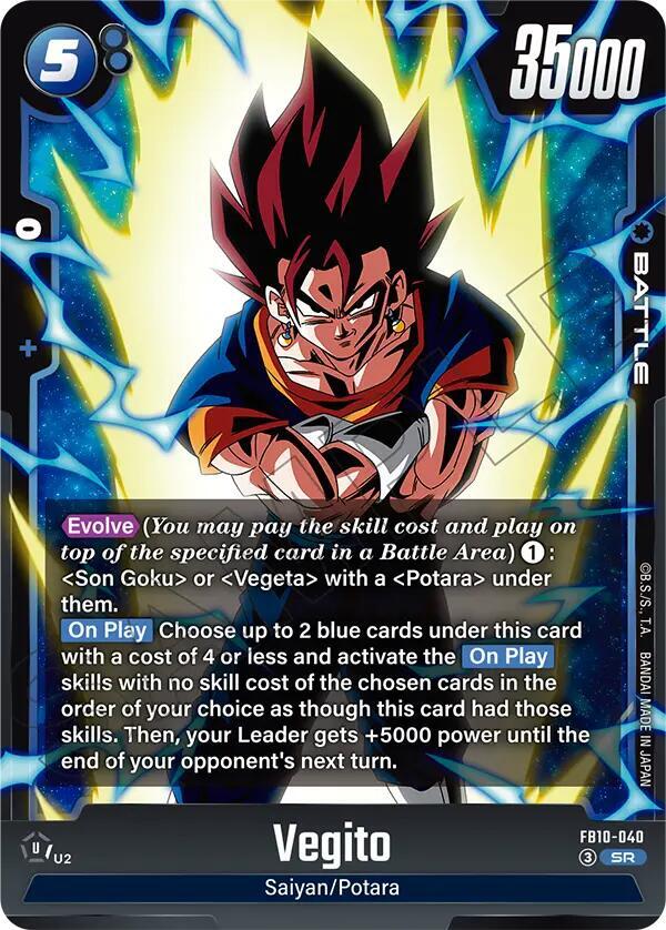 Vegito - FB10-040 - Cross Force - Dragon Ball Super: Fusion World