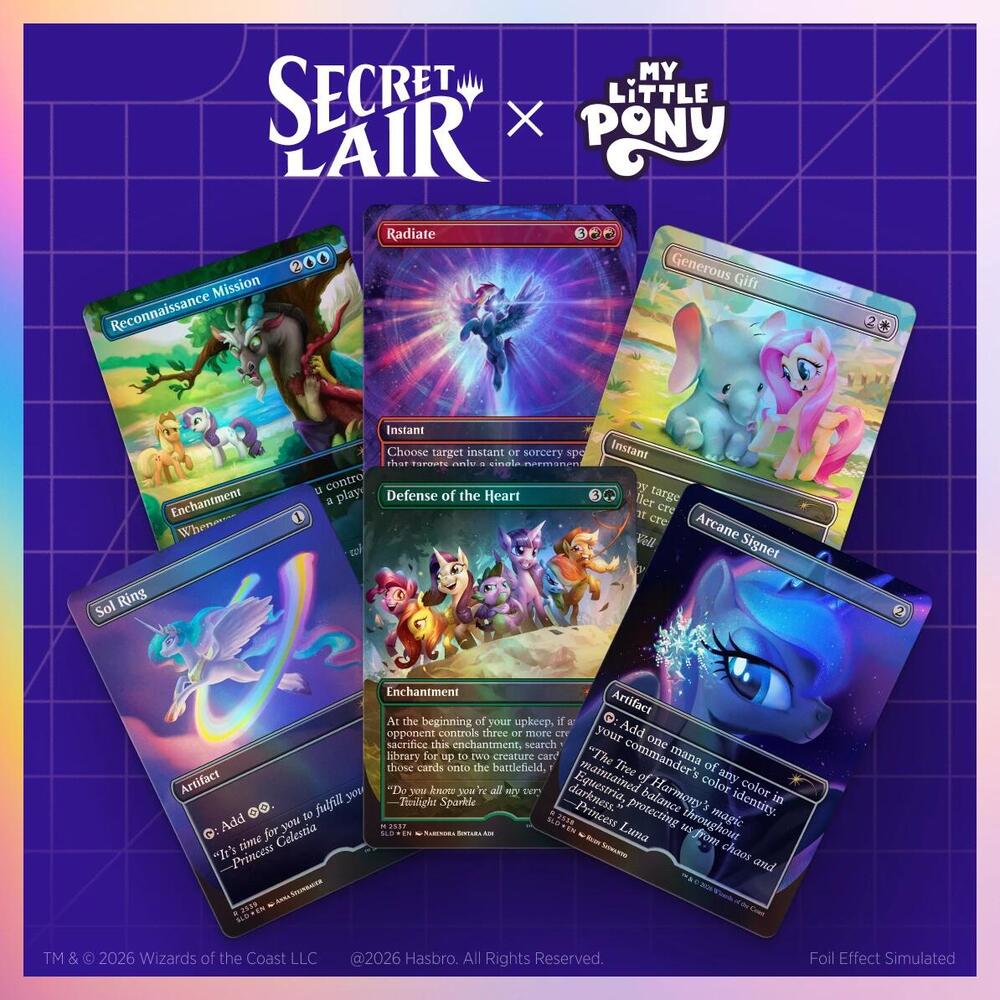 Secret Lair Drop: Secret Lair x My Little Pony: Friendship is