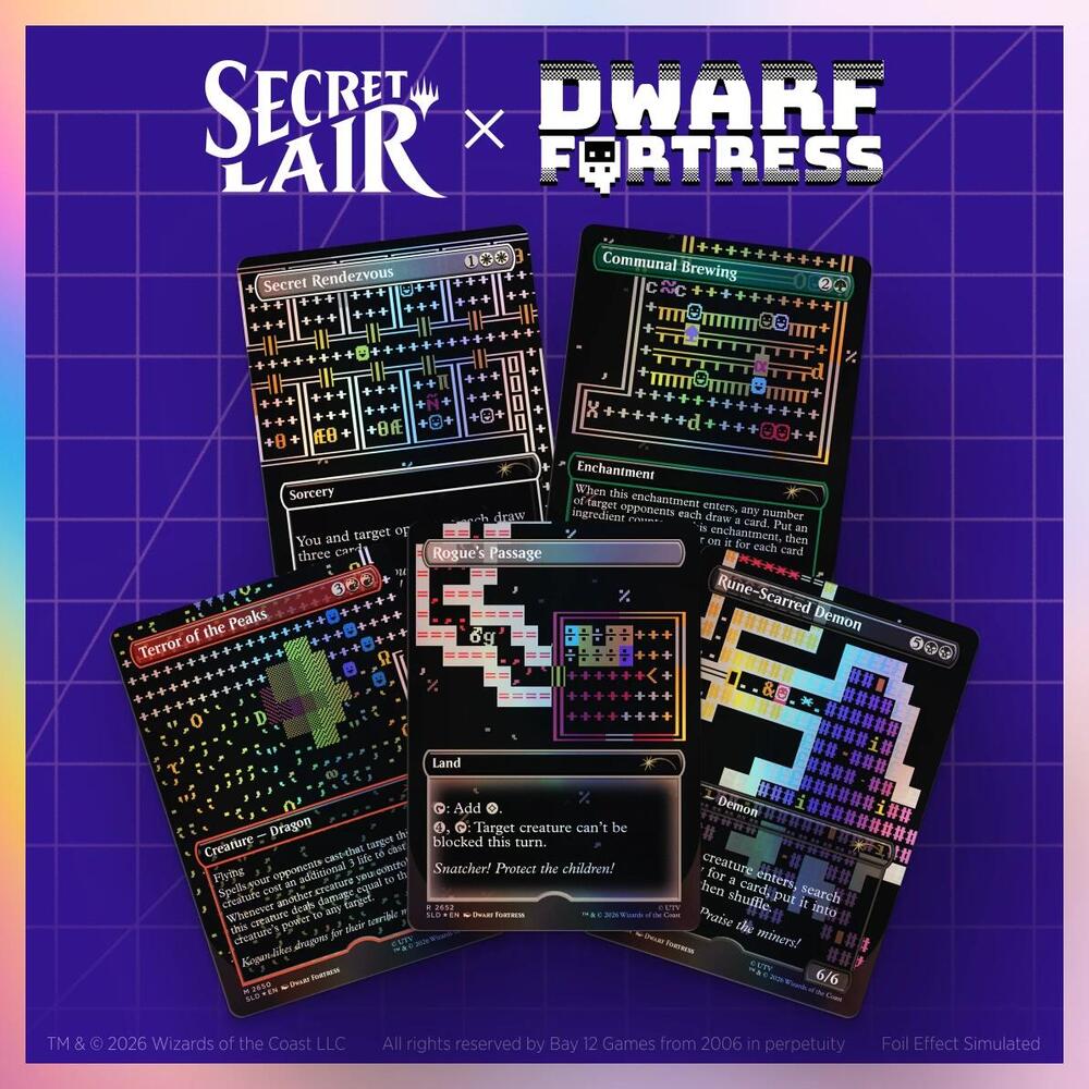 Secret Lair Drop: Secret Lair x Dwarf Fortress: Create New World