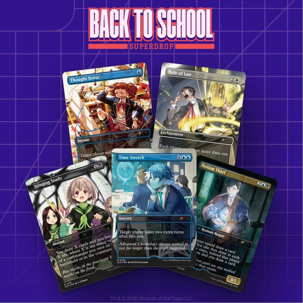 Secret lair 3枚づつ Secret Lair Drop: Maho Gakuin Seishun Hakusho - Non-Foil Edition