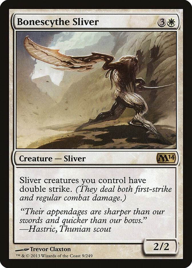 MTG 骨鎌スリヴァー Bonescythe Sliver Foil SLD Bonescythe Sliver - Magic 2014 (M14) - Magic: The Gathering