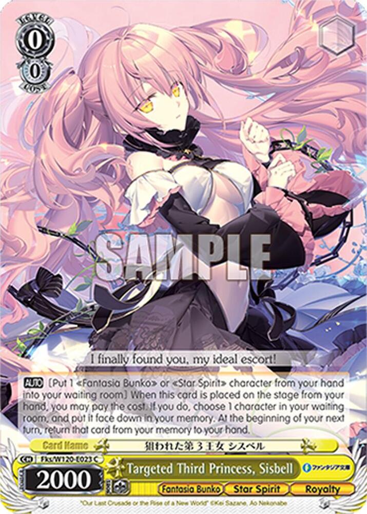 Targeted Third Princess, Sisbell
