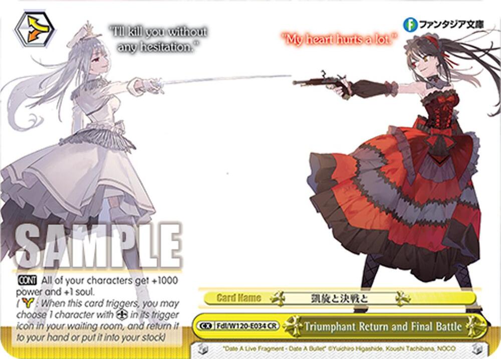 Triumphant Return and Final Battle