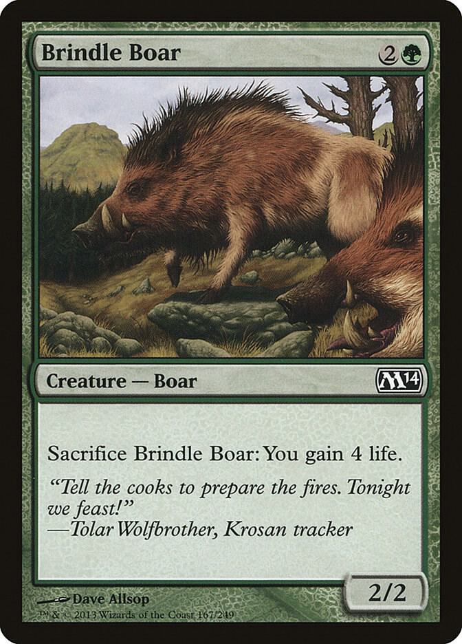 Brindle Boar - Magic 2014 (M14) - Magic: The Gathering - TCGplayer.com