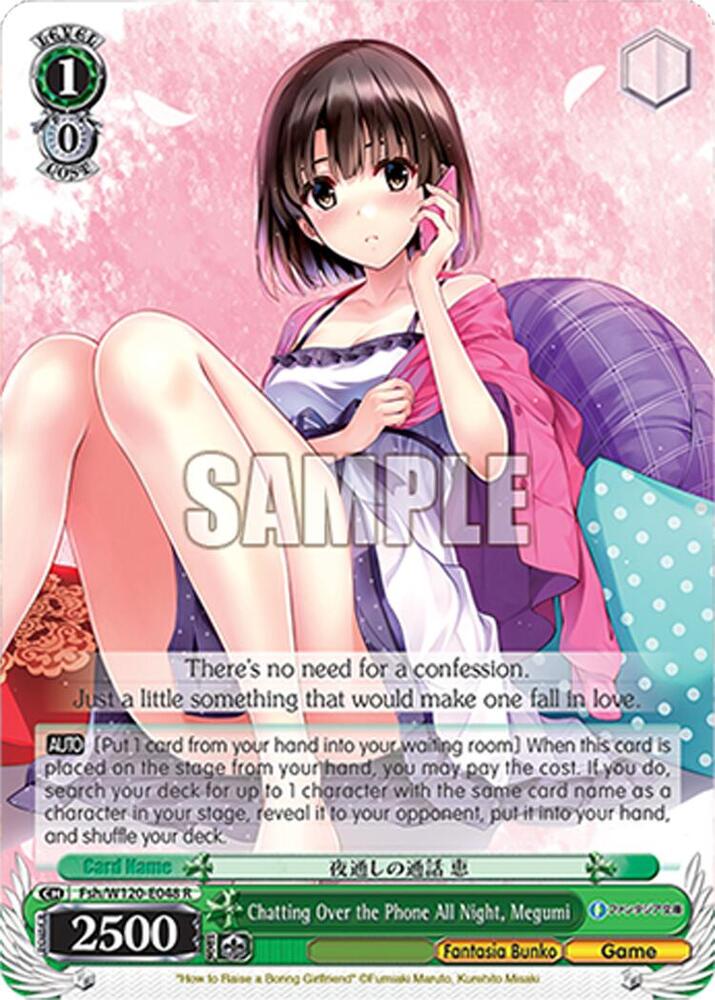 Chatting Over the Phone All Night, Megumi