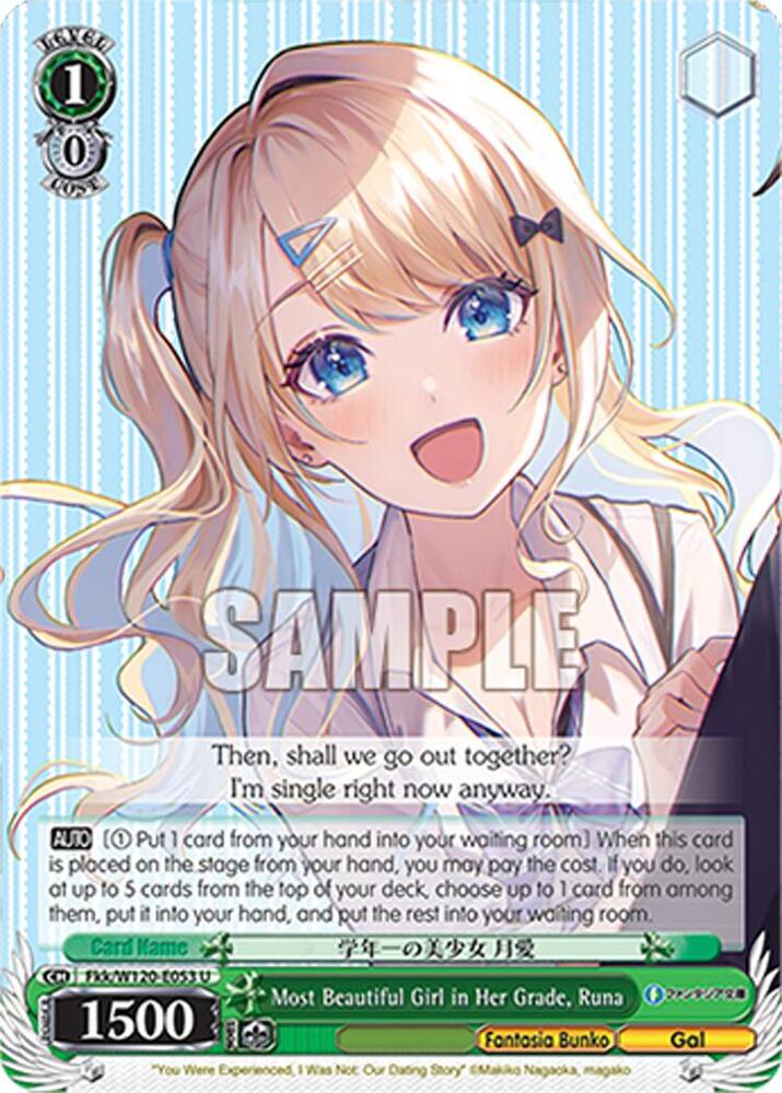 Most Beautiful Girl in Her Grade, Runa