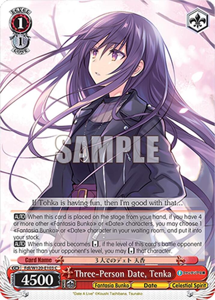 Three-Person Date, Tenka - Fujimi Fantasia Bunko Vol.2 - Weiss
